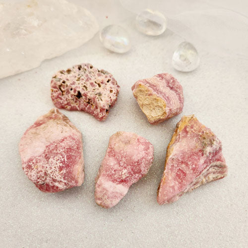 Rhodochrosite Raw Specimen (assorted. approx. 5-6.2x4-4.9cm)