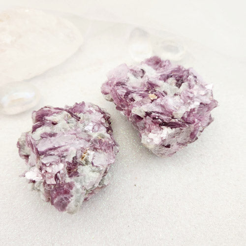 Lepidolite Rough Specimen (assorted. approx. 6.2x4.7cm)