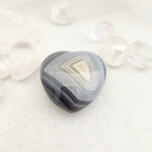 Botswana Agate Heart