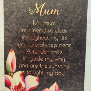 Mum Plaque