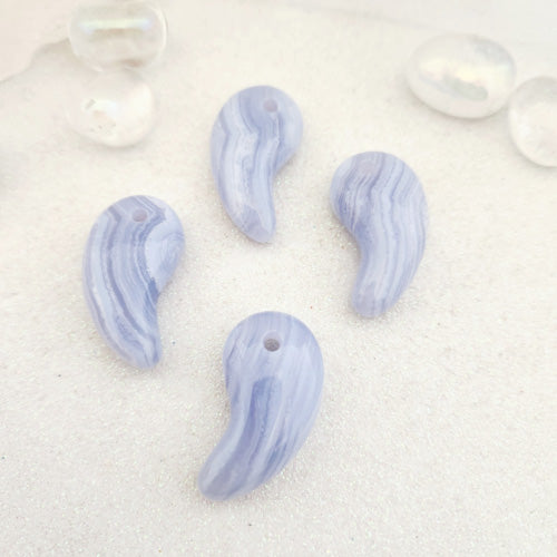 Blue Lace Agate Tear Drop Pendant (assorted)