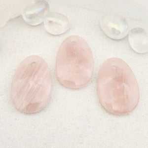 Rose Quartz Oval Pendant