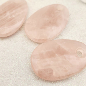 Rose Quartz Oval Pendant