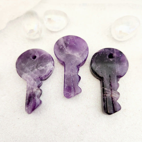 Amethyst Key Pendant (assorted)