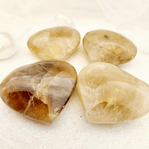 Natural Citrine Heart