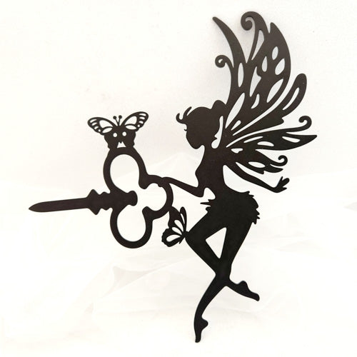 Fairy With Key Wall Art (approx. 27 x 25cm)