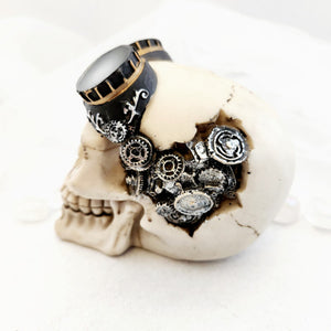 Steampunk Style Skull with Goggles