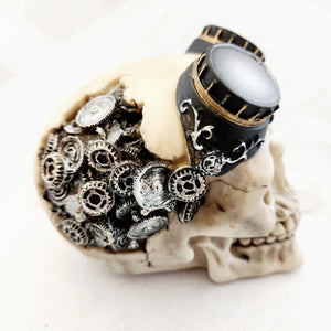 Steampunk Style Skull with Goggles