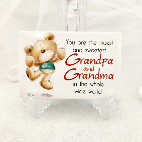 Grandpa & Grandma Magnet