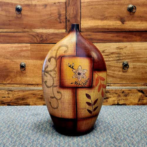 Earthy Tones Pottery Vase (approx. 38cm)