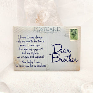 Dear Brother Postcard Magnet