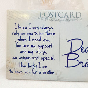 Dear Brother Postcard Magnet
