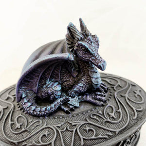 Oval Dragon Trinket Box