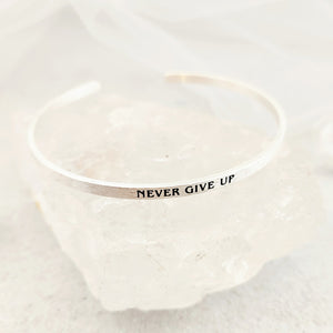 Never Give Up Bracelet