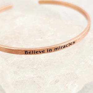 Believe in Miracles Bracelet