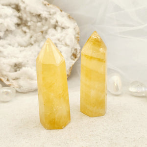 Golden Calcite Polished Point