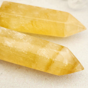 Golden Calcite Polished Point