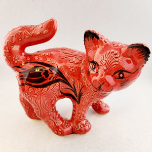 Turkish Ceramic Handmade Cat (assorted colours & designs)