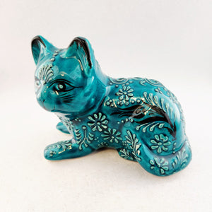 Turkish Ceramic Handmade Cat (assorted colours & designs)