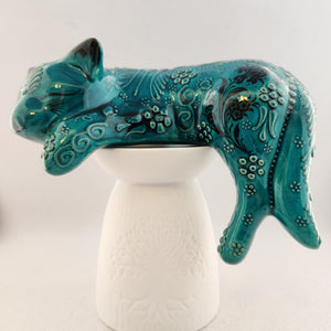 Turkish Ceramic Handmade Cat (assorted colours & designs)