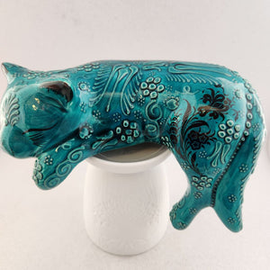 Turkish Ceramic Handmade Cat (assorted colours & designs)