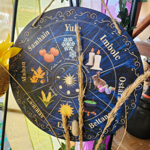 Sabbat Wheel of the Year (approx. 30cm diameter)