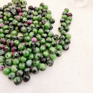 Ruby in Zoisite Bead