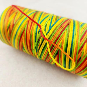 Colourful Waxed Polyester Macrame Cord Roll