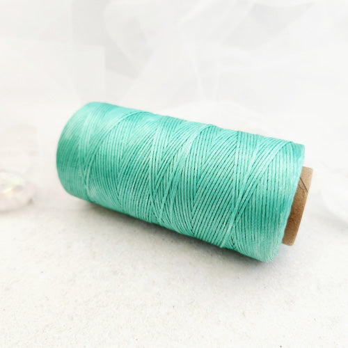 Light Green Waxed Polyester Macrame Cord Roll (approx. 0.8mm x 260metres)