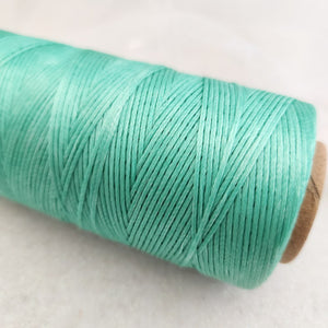 Light Green Waxed Polyester Macrame Cord Roll