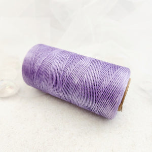 Lilac Waxed Polyester Macrame Cord Roll