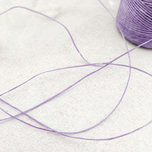 Lilac Waxed Polyester Macrame Cord
