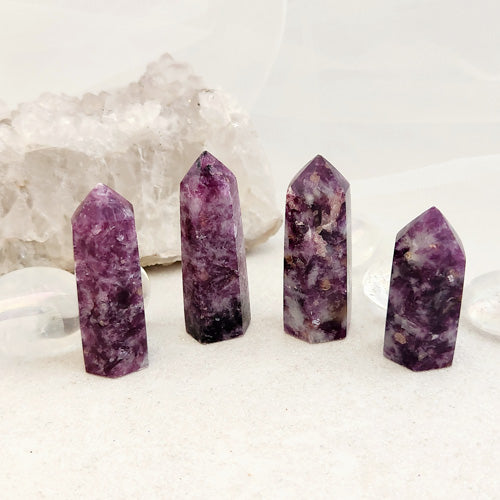 Lepidolite Polished Point (assorted. approx. 4.6-5x1.7-2cm)