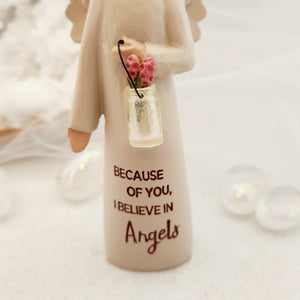 Because Of You Angel Figurine
