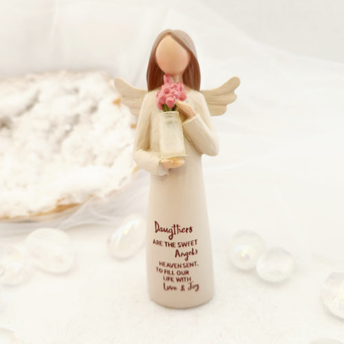 Daughters Are Angel Figurine (approx 12.5cm)