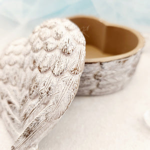 Heart Trinket Box with Wings