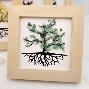 Crystal Chip Tree of Life in Frame