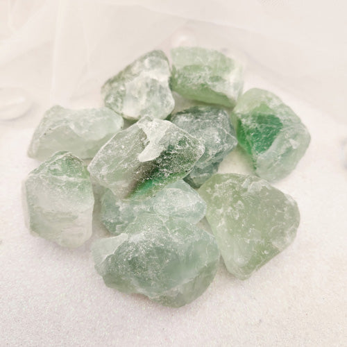 Green Fluorite Rough Rock (approx. 4.4-5.7x3.6-4.5cm)