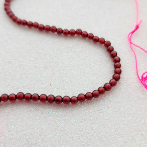 Garnet Bead Strand