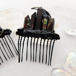 Electroplated Quartz Hair Comb