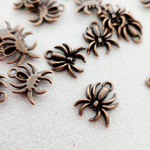 Bronze Coloured Spider Charm/Pendant