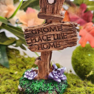 Gnome Place Like Home Signpost