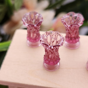 Fairy Garden/Dolls House Tiny Pink Vase