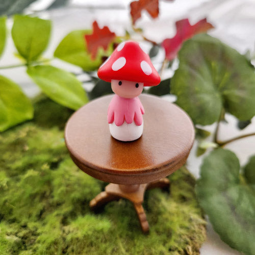Red Hat Mushroom Pixie (approx. 3.5cm tall)