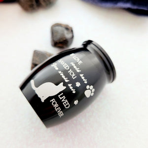 If Love Could Have Saved You... Tiny Cat Keepsake Urn