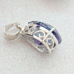 Mystic Topaz Tear Drop Pendant