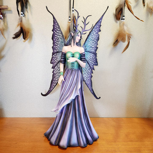 Forest Fairy with Antlers (approx. 29x21.5 x 50cm)