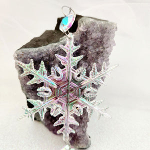 Snowflake & Dart Hanging Prism