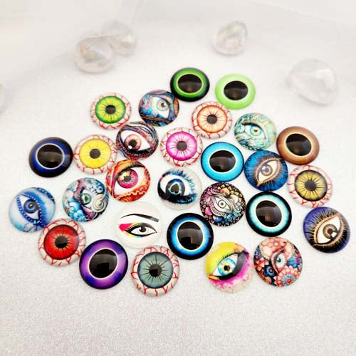 Eye Cabochon for Crafting (assorted designs)
