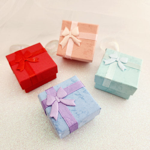 Ring Gift Box with Bow (assorted colours)